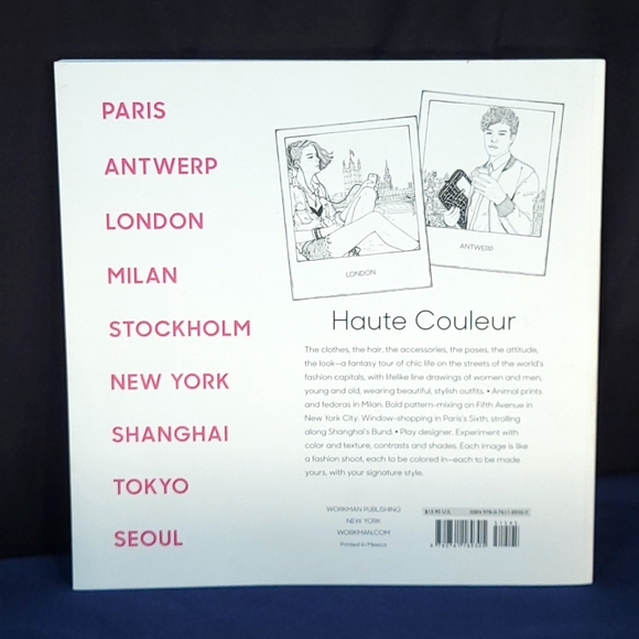 The Look Fashion Coloring Book - Picture 2 of 9